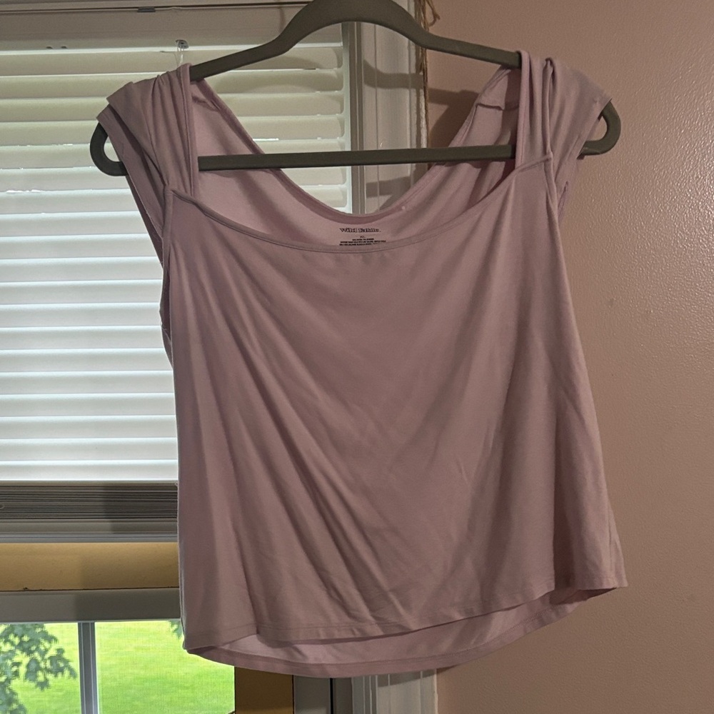 wild fable Lilac Draped Tank Top